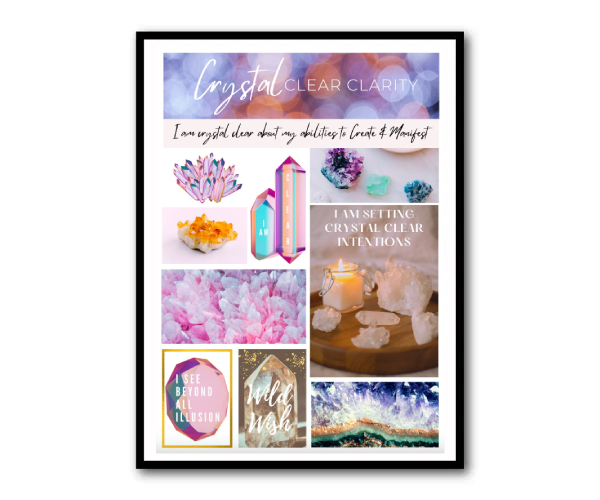 crystal clear clarity poster