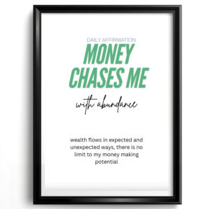 money chases poster