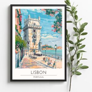lisbon portugual poster