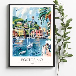 Portofino is a charming Italian fishing village on the Ligurian coast. Known for its colorful houses and scenic harbor. Famous for luxury yachts and upscale tourism. A top destination for natural beauty and elegance.