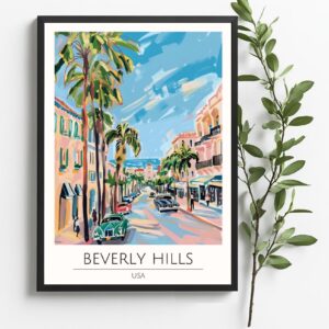 beverly hills a3 size poster