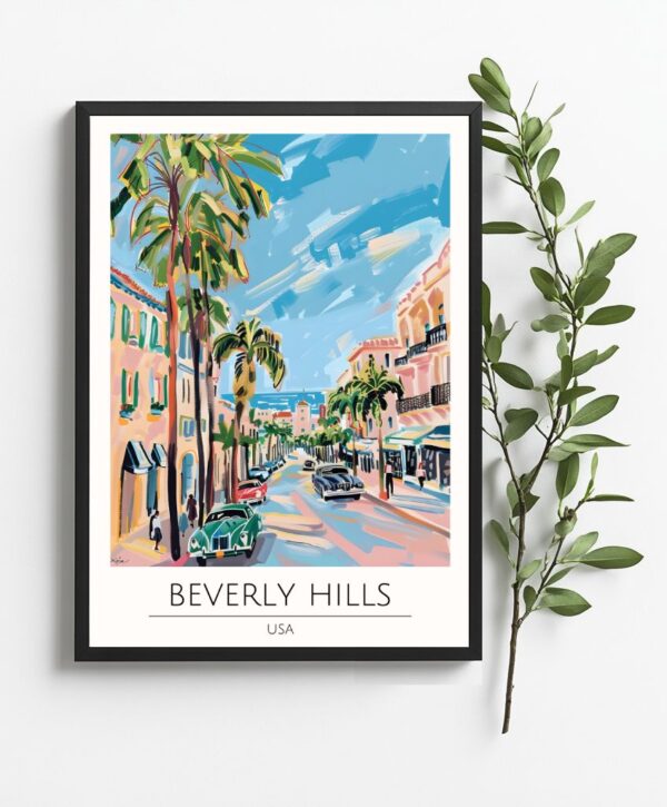 beverly hills a3 size poster