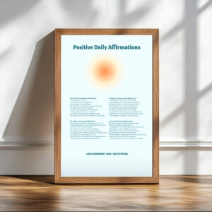 daily affirmation poster