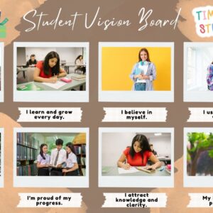student vision board